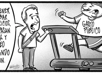 Caricatura de Noticiero Poteleche 8 enero 2026