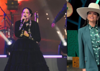 Natalia Jiménez cantó entre lágrimas por primera momento su canción con Yeison Jiménez