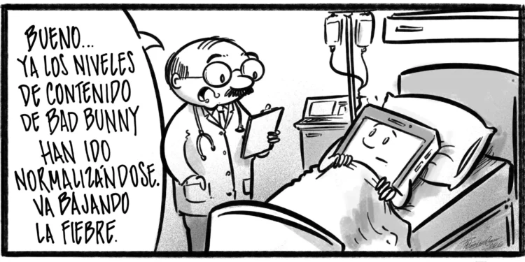 Caricatura de Noticiero Poteleche 9 febrero 2026