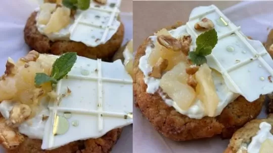 espina cookie con queso y pera fue elegida la mejor del país