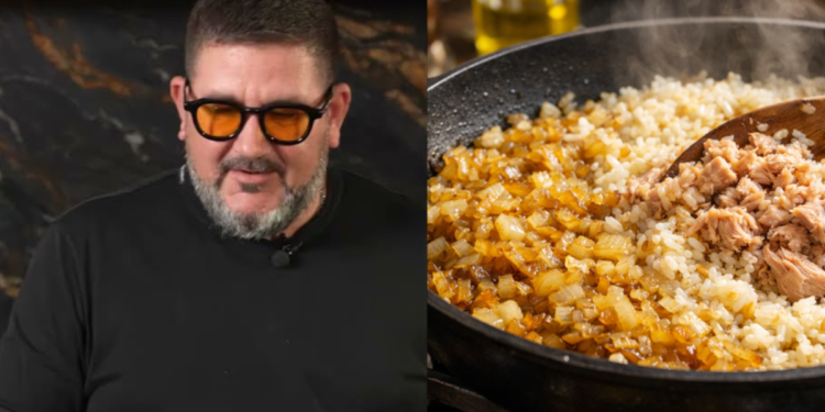 Los trucos del chef Dani García para adecuar un buen arroz: la cocción de la bulbo y el atún, claves para el resultado