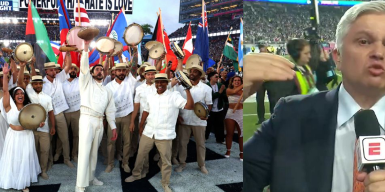 Él es John Sutcliffe, el presentador de ESPN, que compartió un emotivo crónica tras ver a Bad Bunny atufar en el Super Bowl: ‘Una lágrima en el ojo’