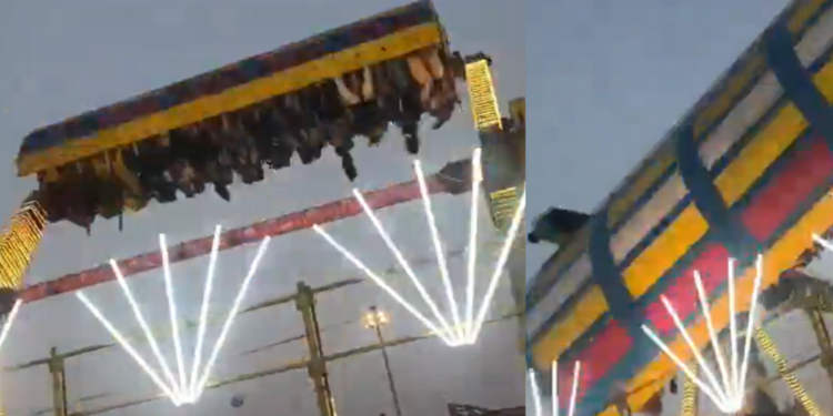 cinta | Atracción de un parque de diversiones en India colapsó y dejó al menos 10 personas muertas y más de 20 heridas