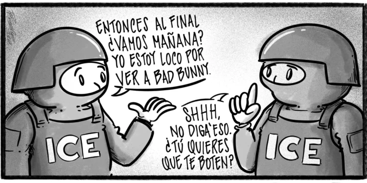 Caricatura de Noticiero Poteleche 6 febrero 2026