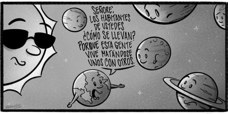 Caricatura de Noticiero Poteleche 1 marzo 2026